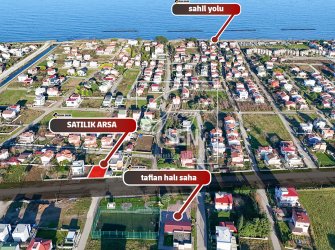DENİZ TARAFINDA BULVAR CEPHE SATILIK ARSA