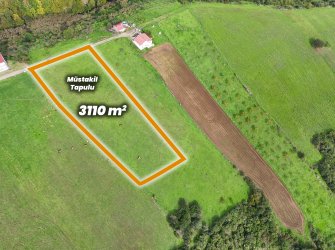GÖL VE DOĞA MANZARALI MÜSTAKİL TAPULU 3110M TARLA
