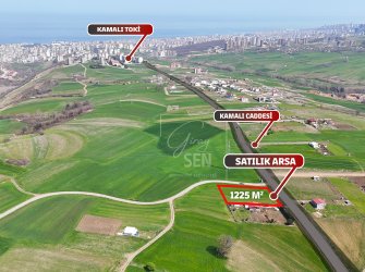 KAMALIDA 25 METRELİK YOLA CEPHE 7 KAT İMARLI ARSA