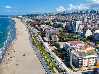 ATAKUM SAHİLİNDE DENİZE SIFIR 3+1 KİRALIK DAİRE
