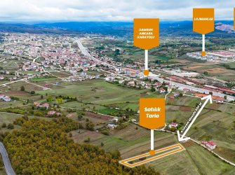 EV YAPMAYA UYGUN YOLU OLAN 1520 M2 TARLA