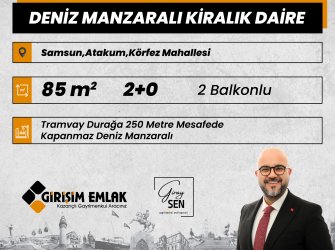 DENİZ MANZARALI TRAMVAYA YAKIN 2+0 KİRALIK DAİRE
